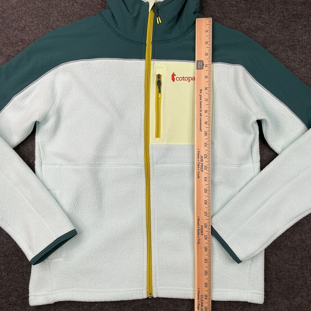 Cotopaxi Abrazo Full Zip Fleece Women's Jacket Deep Ocean & Ice Size M Hiking - Picture 12 of 13